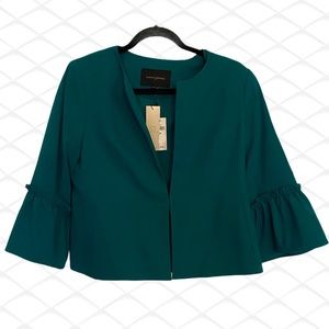 Women’s  Banana Republic Green Crop Blazer size petite 8p